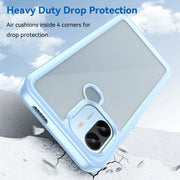 For Xiaomi Poco C51 Colorful Series Acrylic Hybrid TPU Phone Case(Blue)
