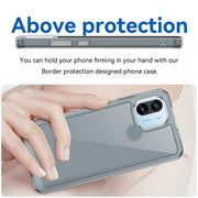 For Xiaomi Redmi A2+ Colorful Series Acrylic Hybrid TPU Phone Case(Transparent)