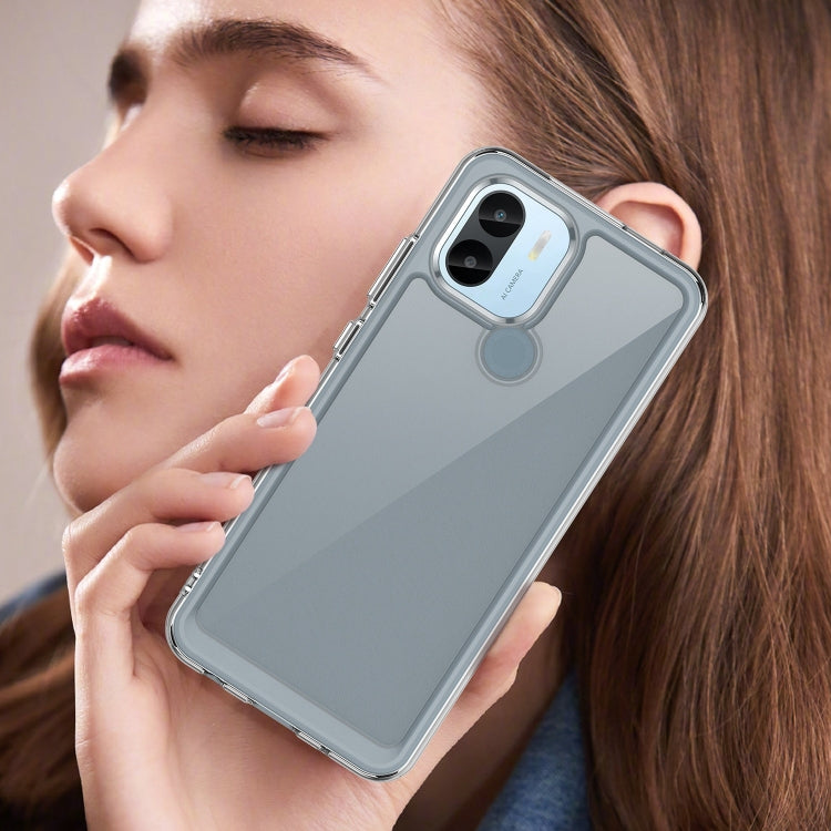 For Xiaomi Redmi A2+ Colorful Series Acrylic Hybrid TPU Phone Case(Transparent)