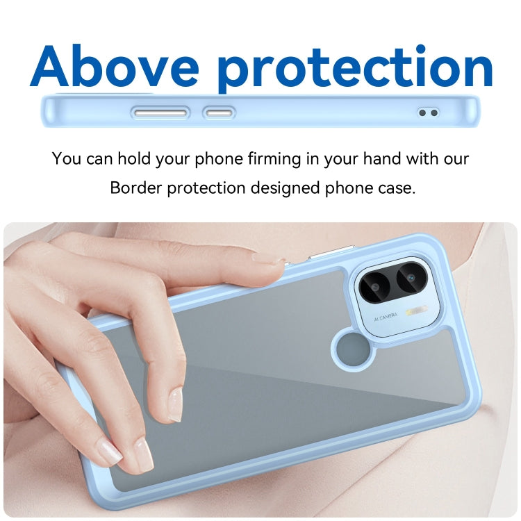 For Xiaomi Redmi A2+ Colorful Series Acrylic Hybrid TPU Phone Case(Blue)