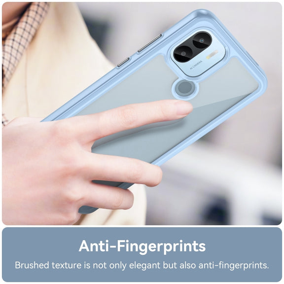 For Xiaomi Redmi A2+ Colorful Series Acrylic Hybrid TPU Phone Case(Blue)