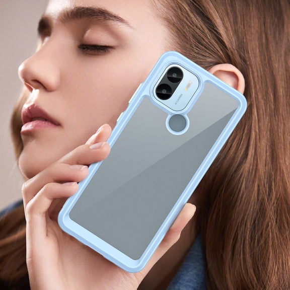 For Xiaomi Redmi A2+ Colorful Series Acrylic Hybrid TPU Phone Case(Blue)