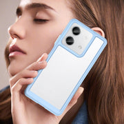 For Xiaomi Redmi Note 13 5G Colorful Series Acrylic Hybrid TPU Phone Case(Blue)