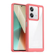 For Xiaomi Redmi Note 13 5G Colorful Series Acrylic Hybrid TPU Phone Case(Red) - free shipping - PMC TechLife - Order now!