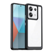 For Xiaomi Redmi Note 13 Pro 5G Colorful Series Acrylic Hybrid TPU Phone Case(Black)