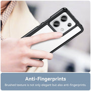 For Xiaomi Redmi Note 13 Pro 5G Colorful Series Acrylic Hybrid TPU Phone Case(Black)