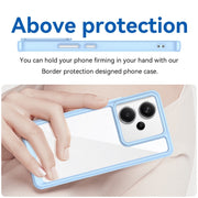 For Xiaomi Redmi Note 13 Pro+ Colorful Series Acrylic Hybrid TPU Phone Case(Blue)