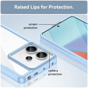 For Xiaomi Redmi Note 13 Pro+ Colorful Series Acrylic Hybrid TPU Phone Case(Blue)