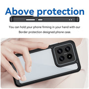 For Xiaomi 14 Colorful Series Acrylic Hybrid TPU Phone Case(Black)