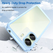 For Xiaomi Redmi 13C 4G Colorful Series Acrylic Hybrid TPU Phone Case(Blue)