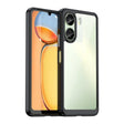 For Xiaomi Redmi 13C 4G Colorful Series Acrylic Hybrid TPU Phone Case(Black) - Xiaomi Cases by PMC TechLife | Online Shopping South Africa | PMC TechLife | Buy Now Pay Later Mobicred
