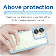 For Xiaomi Poco C65 Colorful Series Acrylic Hybrid TPU Phone Case(Blue)