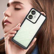 For Xiaomi Poco C65 Colorful Series Acrylic Hybrid TPU Phone Case(Black)