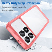 For Xiaomi Redmi K70 Colorful Series Acrylic Hybrid TPU Phone Case(Red)