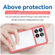 For Xiaomi Redmi K70 Pro Colorful Series Acrylic Hybrid TPU Phone Case(Red)