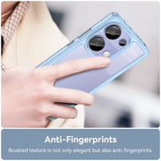 For Redmi Note 13 Pro 4G Global Colorful Series Acrylic Hybrid TPU Phone Case(Blue)