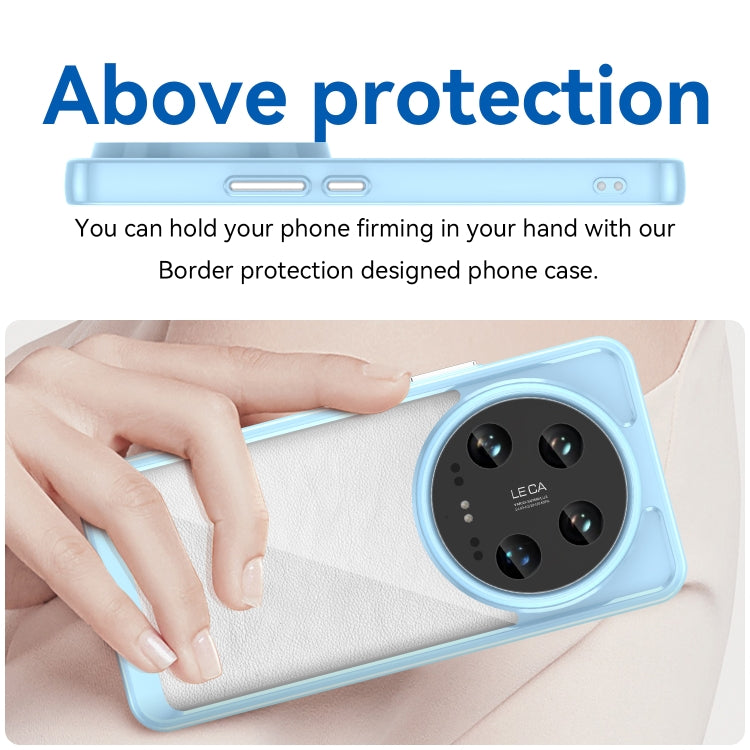 For Xiaomi 14 Ultra Colorful Series Acrylic Hybrid TPU Phone Case(Blue)
