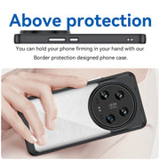 For Xiaomi 14 Ultra Colorful Series Acrylic Hybrid TPU Phone Case(Black)