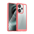 For Xiaomi Redmi Turbo 3 Colorful Series Acrylic Hybrid TPU Phone Case(Red) - Xiaomi Cases by PMC TechLife | Online Shopping South Africa | PMC TechLife | Buy Now Pay Later Mobicred