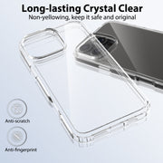For iPhone 16 Pro Max Scratchproof Acrylic TPU Phone Case(Transparent)