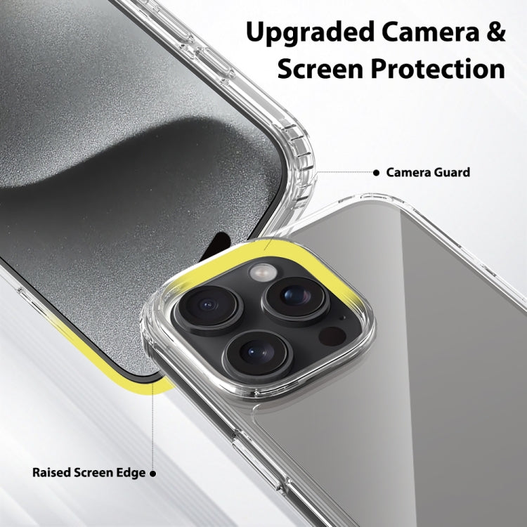 For iPhone 16 Pro Max Scratchproof Acrylic TPU Phone Case(Transparent)