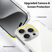 For iPhone 16 Pro Scratchproof Acrylic TPU Phone Case(Transparent)