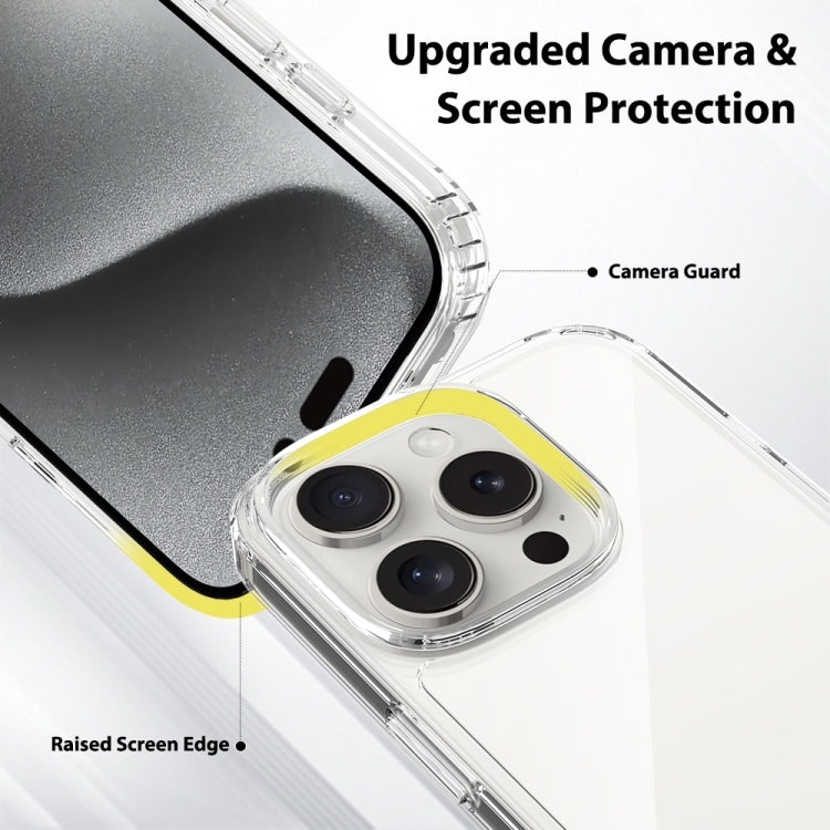 For iPhone 16 Pro Scratchproof Acrylic TPU Phone Case(Transparent)