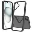 For iPhone 16 Plus Scratchproof Acrylic TPU Phone Case(Black) - iPhone 16 Plus Cases by PMC TechLife | Online Shopping South Africa | PMC TechLife | Buy Now Pay Later Mobicred