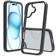 For iPhone 16 Scratchproof Acrylic TPU Phone Case(Black) - iPhone 16 Cases by PMC TechLife | Online Shopping South Africa | PMC TechLife | Buy Now Pay Later Mobicred