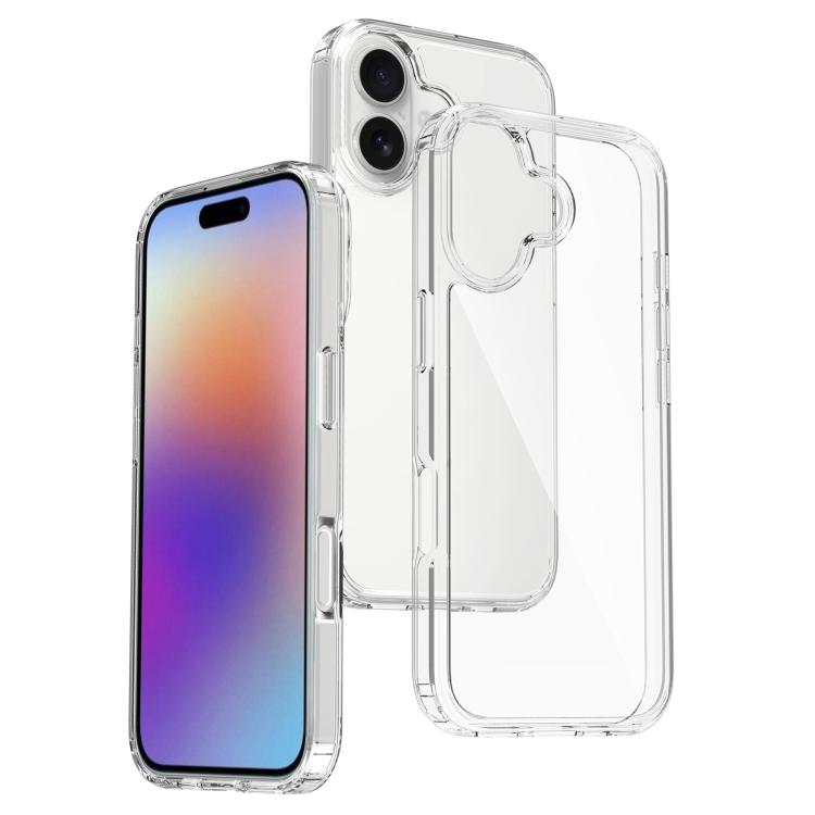 For iPhone 17 Scratchproof Acrylic TPU Phone Case(Transparent)
