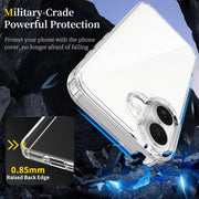 For iPhone 17 Scratchproof Acrylic TPU Phone Case(Black)
