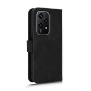 For Honor 200 Lite Skin Feel Magnetic Flip Leather Phone Case(Black)