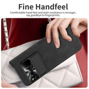 For Google Pixel Fold Napa Texture All-inclusive Phone Case(Black)