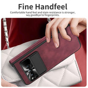 For Google Pixel Fold Napa Texture All-inclusive Phone Case(Red)