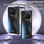 For Huawei Mate X3 Integrated Sub-plating Frame PC Phone Case(Silver)