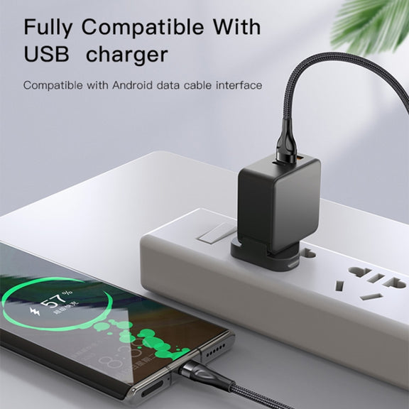YESIDO CA111 1.2m 4A USB to Dual Type-C + Dual 8 Pin Charging Cable(Black)