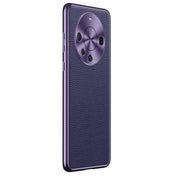 For Huawei Mate 60 Litchi Texture Genuine Leather Phone Case(Purple)