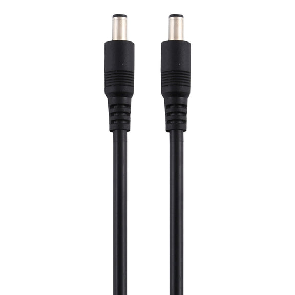 8A DC Power Plug 5.5 x 2.1mm Male to Male Adapter Connector Cable, Length:1m(Black)