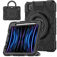 For iPad Pro 11 2022 / 2021 / 2020 Spider Rotation Handle Silicone Hybrid PC Tablet Case(Black) - iPad Pro 11 (2022/2021) Cases by PMC Jewellery | Online Shopping South Africa | PMC Jewellery | Buy Now Pay Later Mobicred