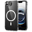 For iPhone 16e Four Corner Airbags MagSafe Magnetic Phone Case(Transparent) - iPhone 16e Cases by PMC TechLife | Online Shopping South Africa | PMC TechLife | Buy Now Pay Later Mobicred