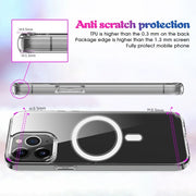 For iPhone 16 Pro Max MagSafe Clear Acrylic PC +TPU Phone Case(Transparent)
