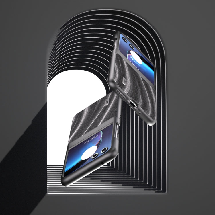 For Motorola Razr 40 Ultra ABEEL Galactic Pattern Protective Phone Case(Grey)