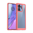 For Motorola Edge 40 Colorful Series Acrylic Hybrid TPU Phone Case(Red) - Motorola Cases by PMC TechLife | Online Shopping South Africa | PMC TechLife | Buy Now Pay Later Mobicred