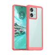 For Motorola Edge 40 Neo Colorful Series Acrylic Hybrid TPU Phone Case(Red) - Motorola Cases by PMC TechLife | Online Shopping South Africa | PMC TechLife | Buy Now Pay Later Mobicred