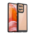 For Motorola Edge 50 Colorful Series Acrylic Hybrid TPU Phone Case(Black) - free shipping - PMC TechLife - Order now!