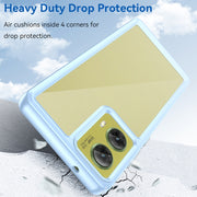 For Motorola S50 Neo Colorful Series Acrylic Hybrid TPU Phone Case(Blue)