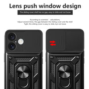 For iPhone 16 Sliding Camera Cover Design TPU+PC Phone Case(Rose Gold)