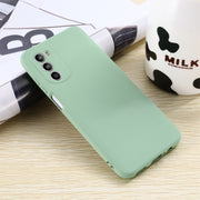 For Motorola Moto G71s 5G Pure Color Liquid Silicone Shockproof Phone Case(Green)