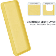For Motorola Moto G14 Pure Color Liquid Silicone Shockproof Phone Case(Yellow)