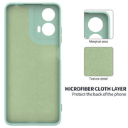 For Motorola Moto G24 Power Pure Color Liquid Silicone Shockproof Phone Case(Green)